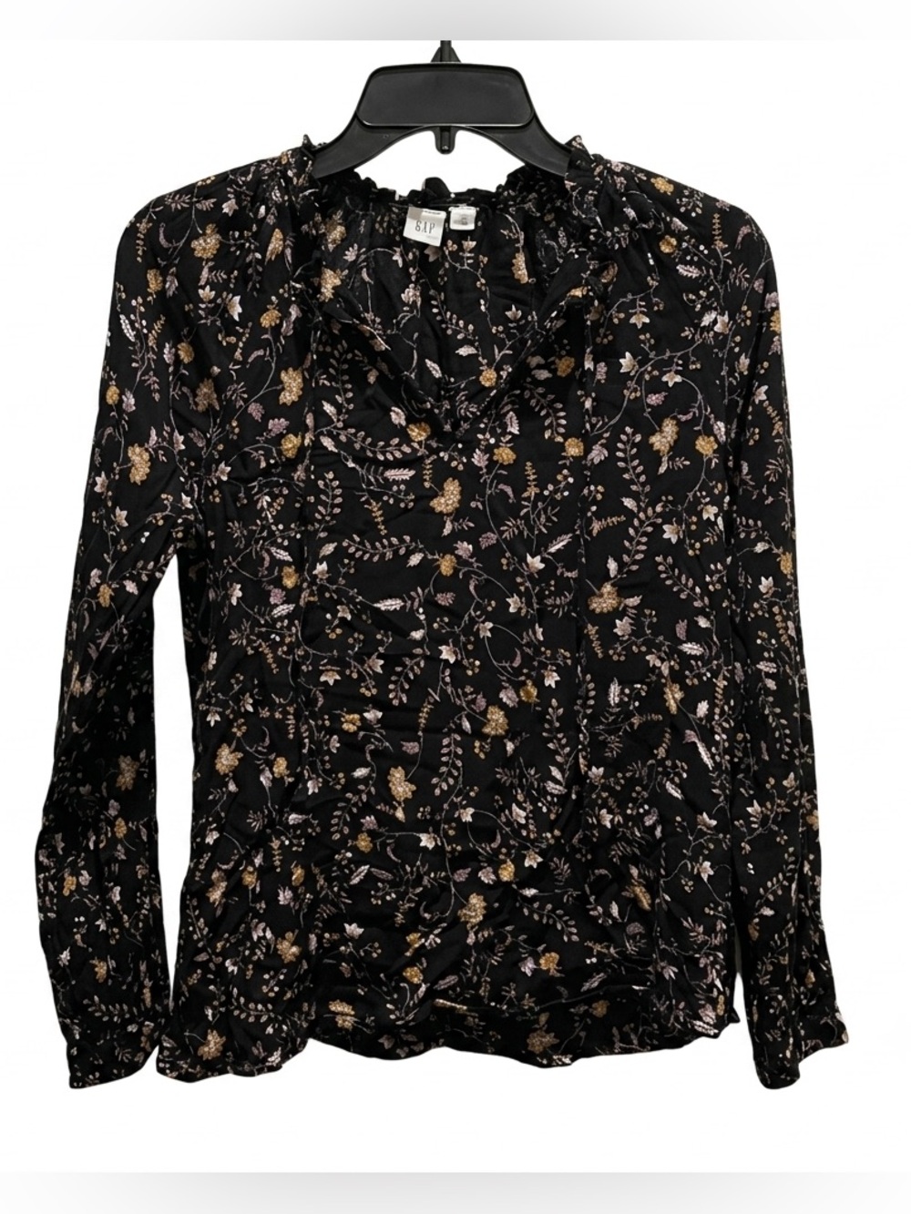 GAP Womens long sleeve Floral Blouse XS